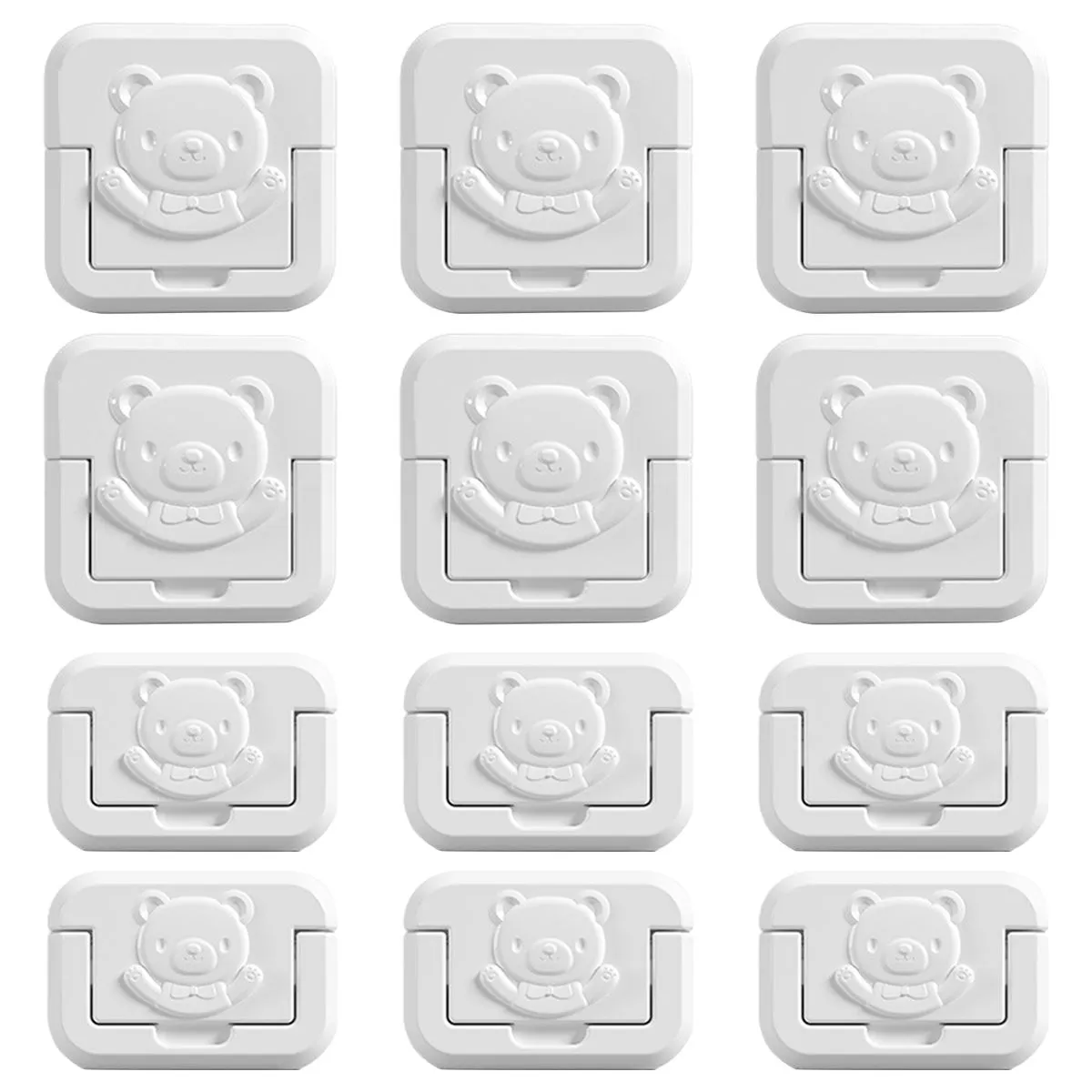 12 Piece Outlet Covers Baby Proofing Socket Protectors Child Safety Plug Caps