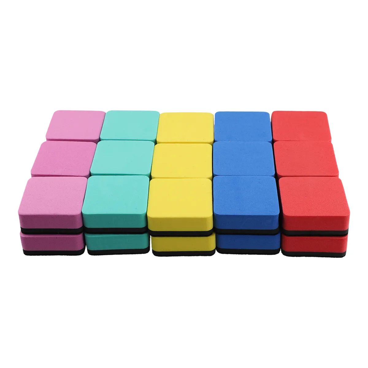 30 Pack Washable And Reusable Eraser For Cleaning Dry Erase Markers 5X5X2Cm