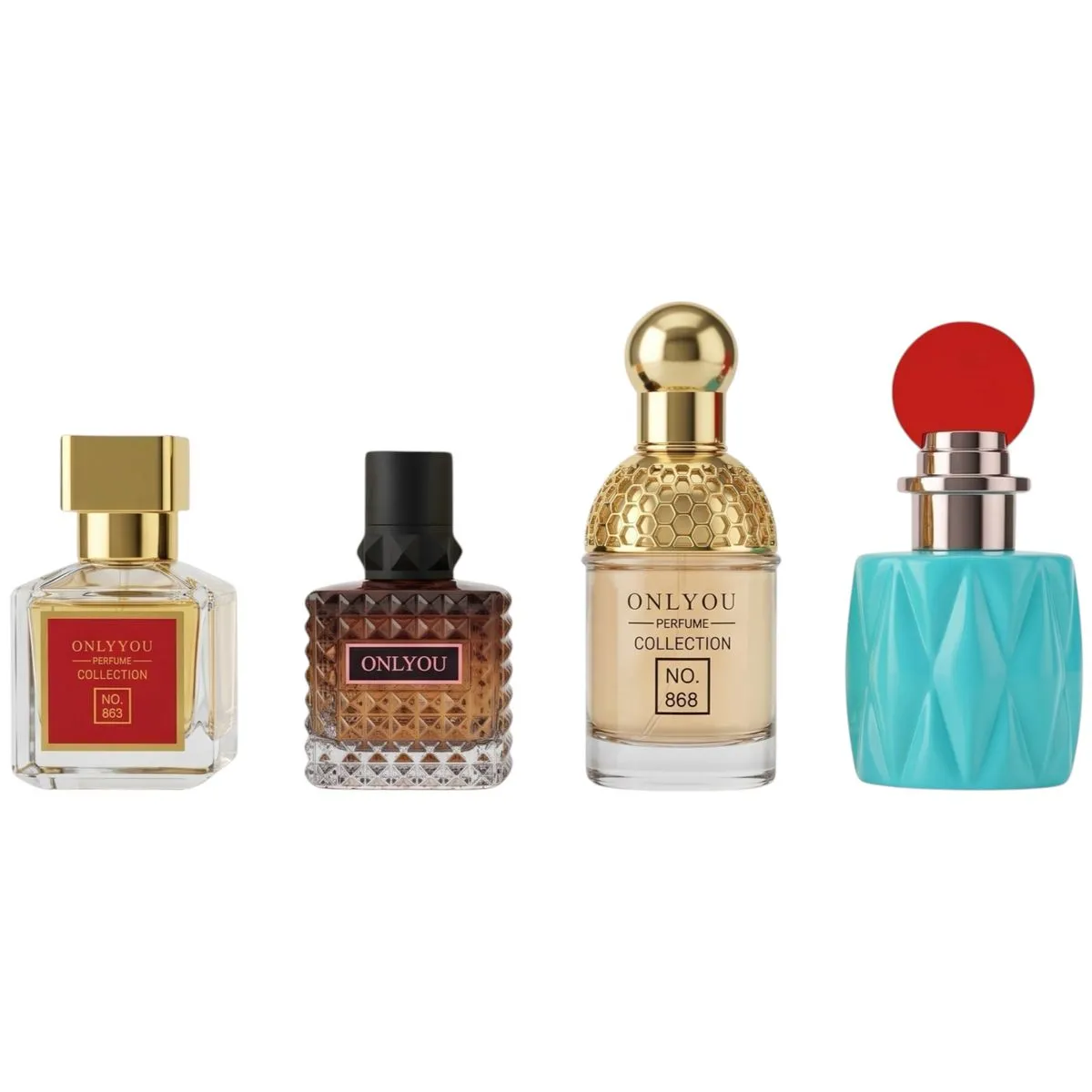 4 Pack Only You Premium Mens Eau De Parfum Gift Set 30ml for Him EDP