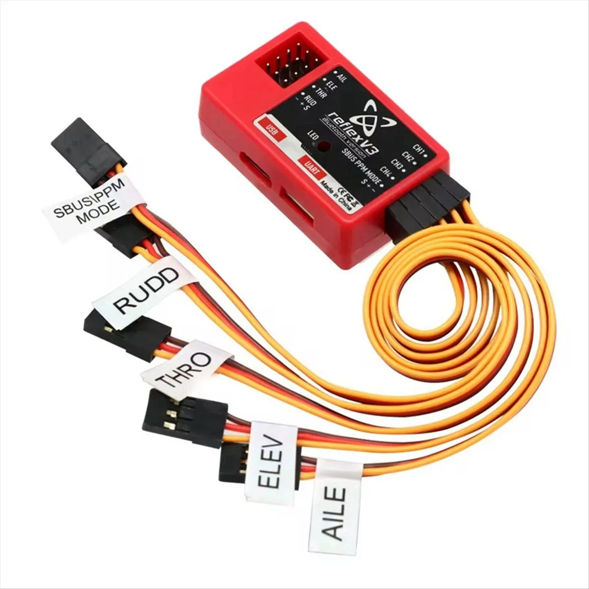For FMS Reflex V3 Flight Controller Gyro Stabilizer RC Aircraft FMS Warbir