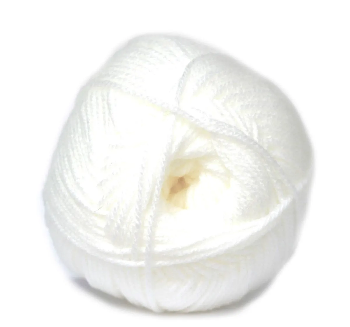 Elle Wool Charity Seriously Chunky (4 x 150g) Ball Yarn - 001 White
