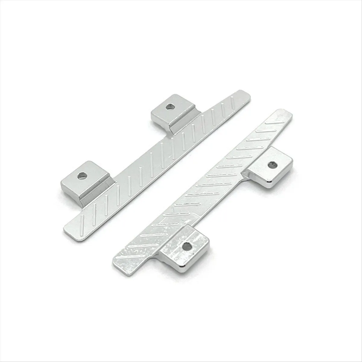 1Pair Rc Car Pedal for 1/12 Mn82 Lc79 Mn78 Rc Car Accessories Silver