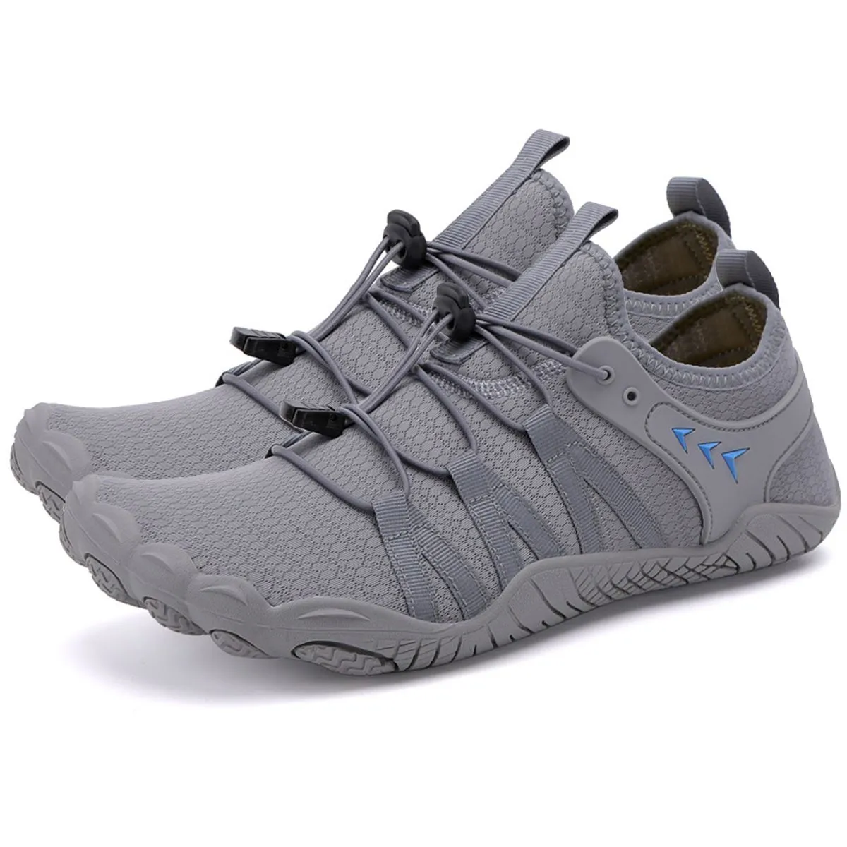 Outdoor Non,Slip Barefoot Shoes,Lightweight and Breathable Footwear Men - Grey-EU42