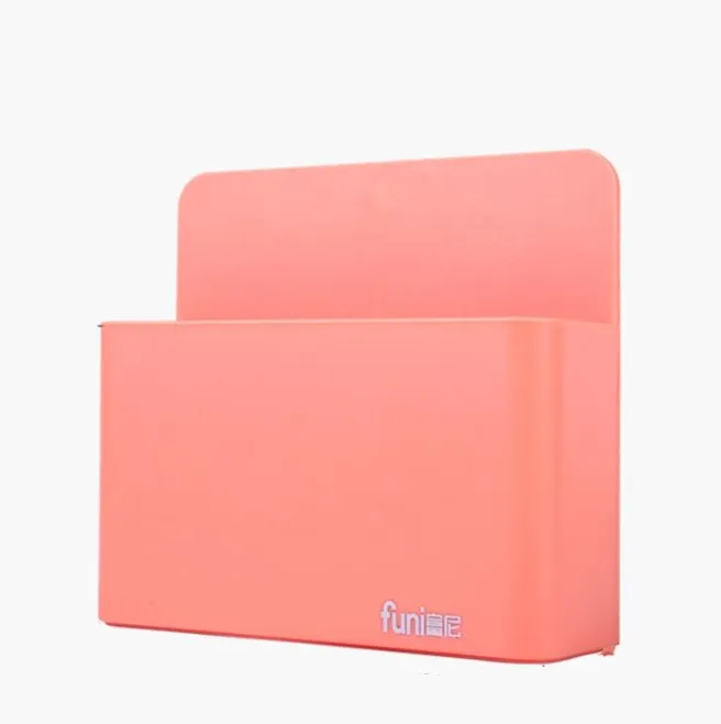 BasicX Adjustable Magnetic Storage Box for Office Supplies - ABS Pen Holder