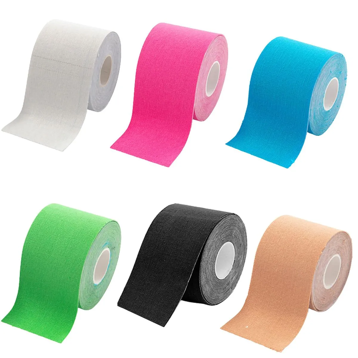 6 Kinesiology Tapes Elastic Athletic Muscle Pain Relief Taping Sports Tape