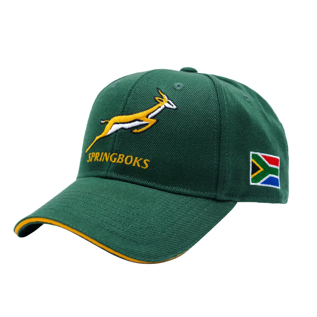 Official Springboks Rugby Supporter Cap - Classic Green South Africa - Green