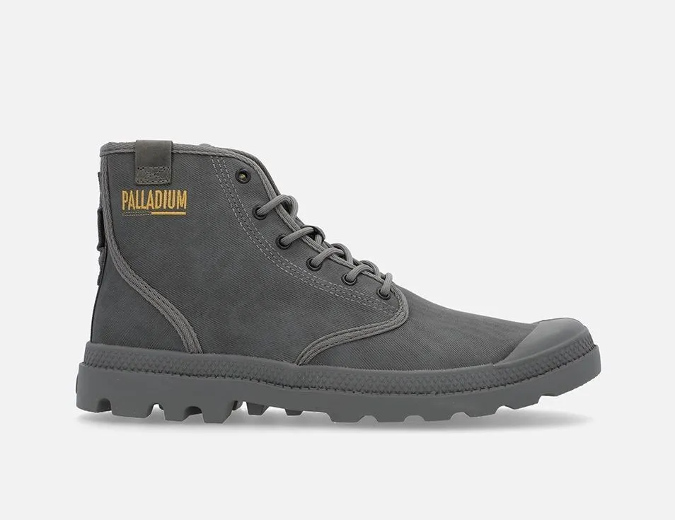 Palladium Pampa HI Coated French Metal Unisex Lace Up Ankle Boots