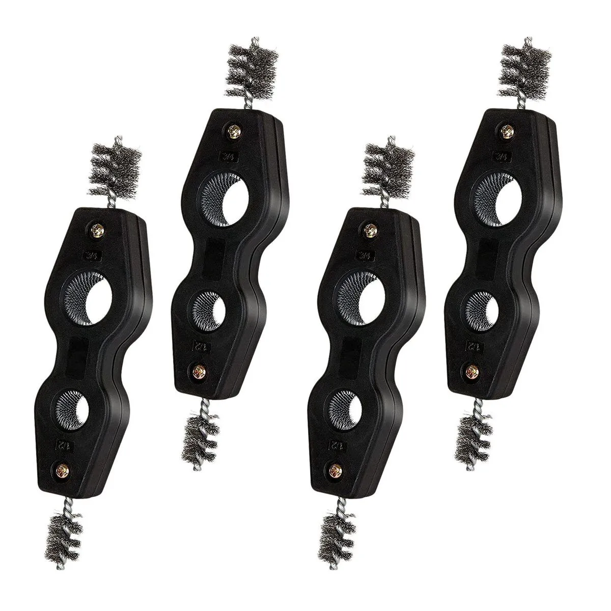4Pcs Copper Tubing Brushes, Pipe Cleaning Tool Cleaner