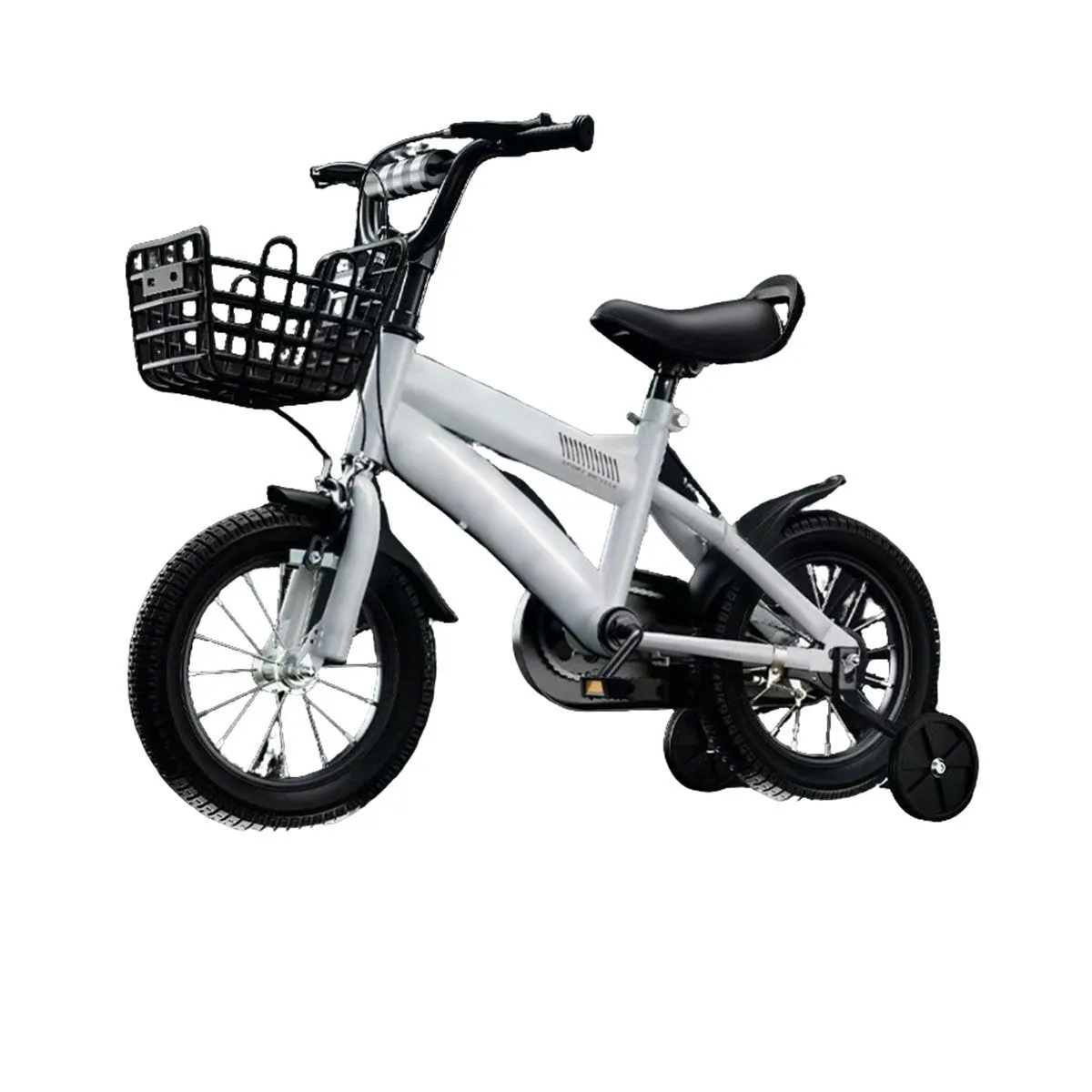 Kids Bike Children Bikes With Training Wheels&Removable Basket Kids Bicycle