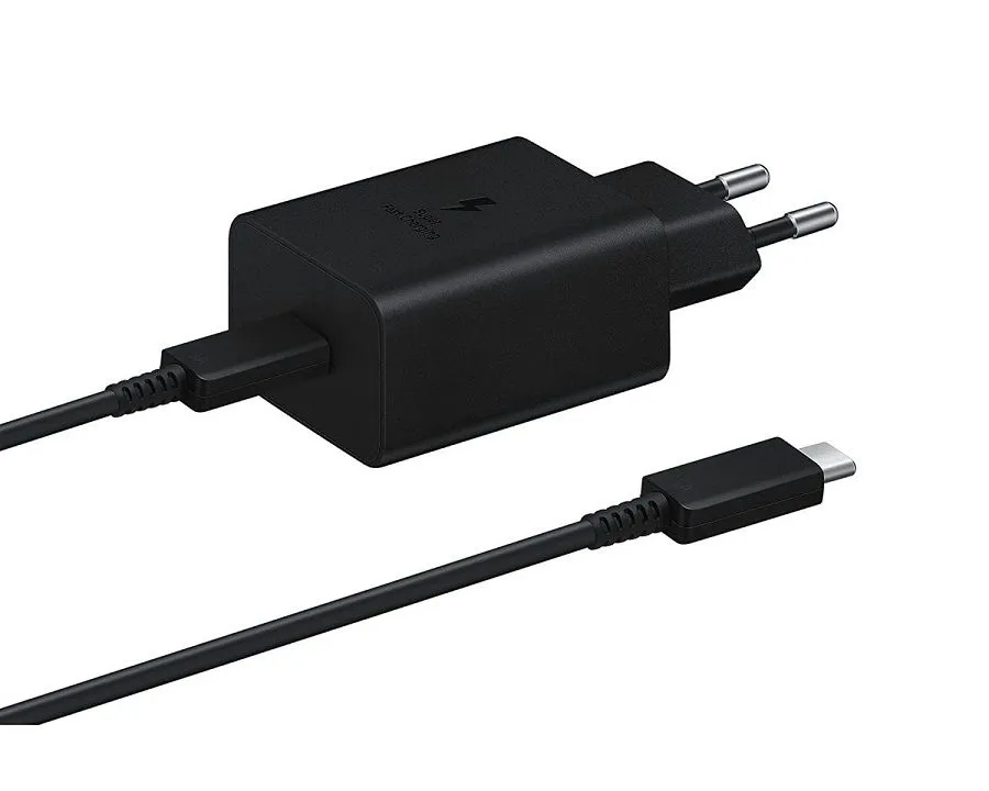 Replacement Type-C To Type-C Super Fast Charger For Mobile Phones 45W - Black