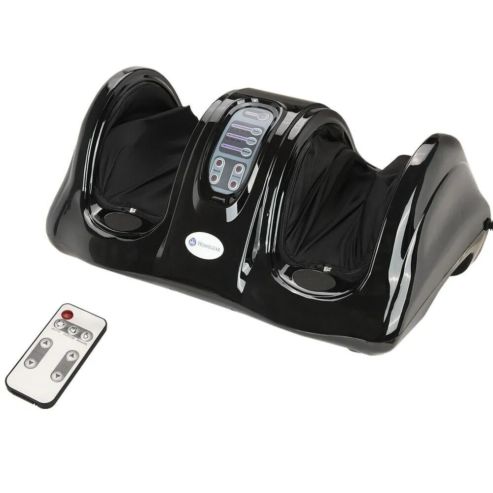 Foot Massager Machine with Remote Control - Black