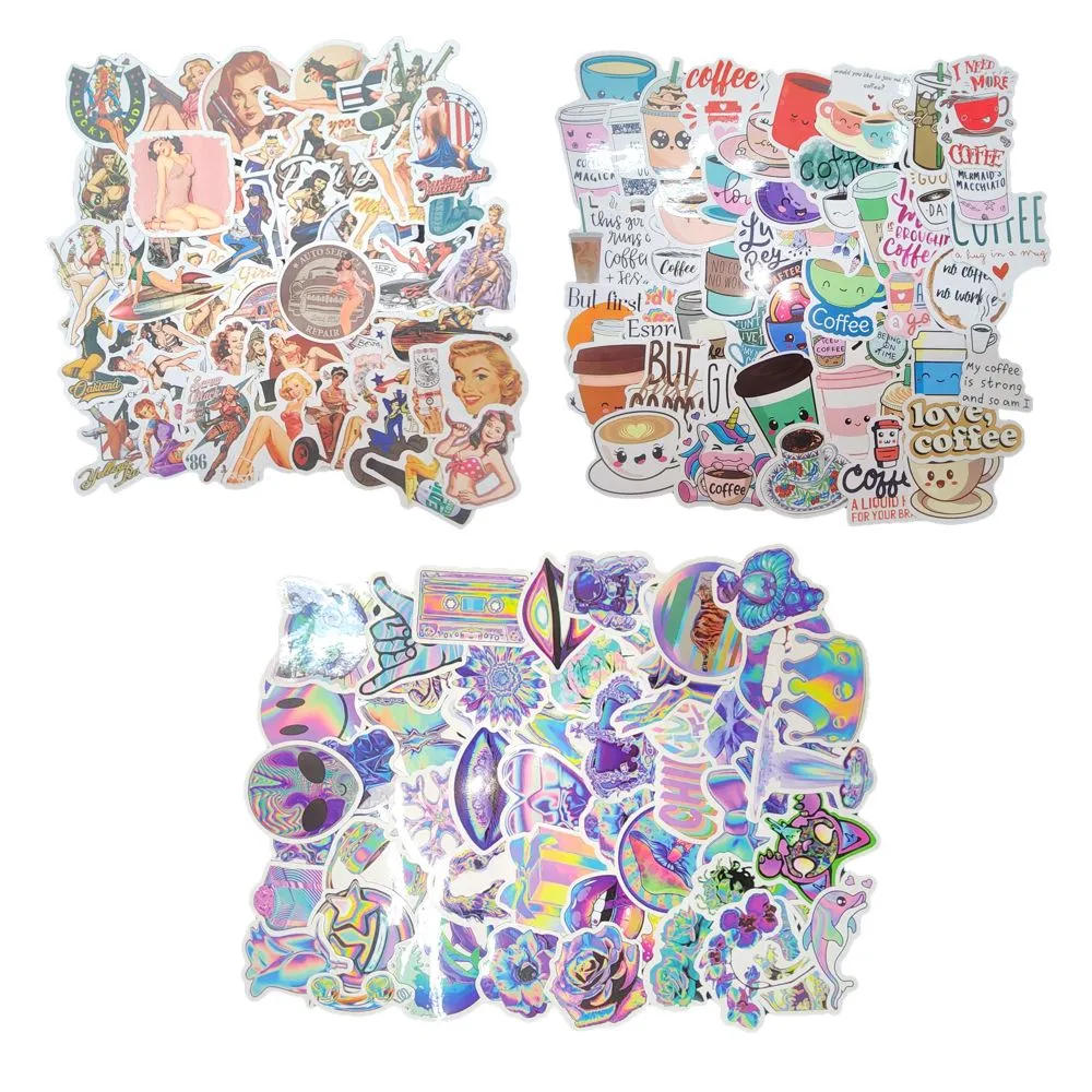 Craft Bright Colour Waterproof Decorative Scrapbooking Stickers 150pcs