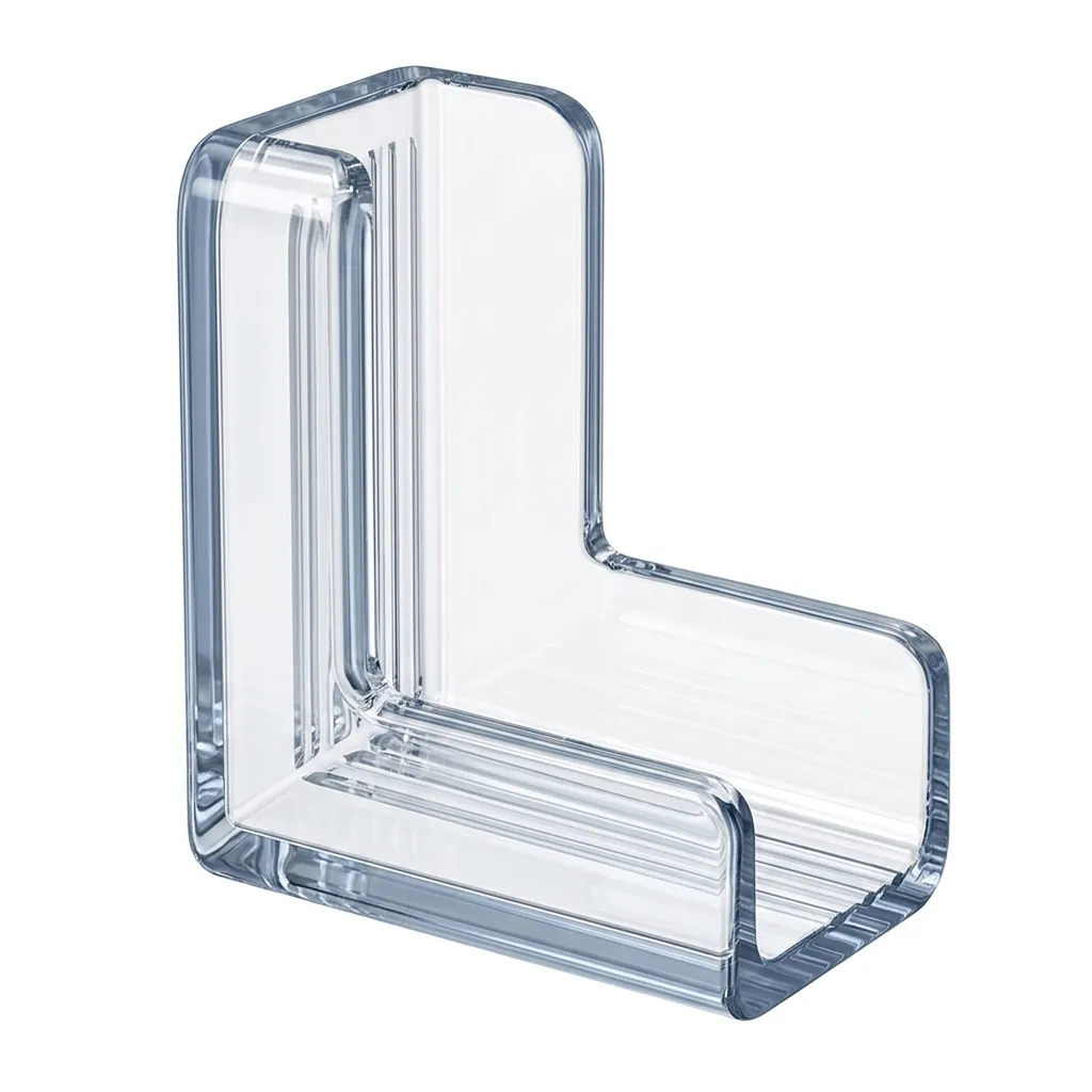 8 Piece - L-Shaped Corner Protectors - Transparent