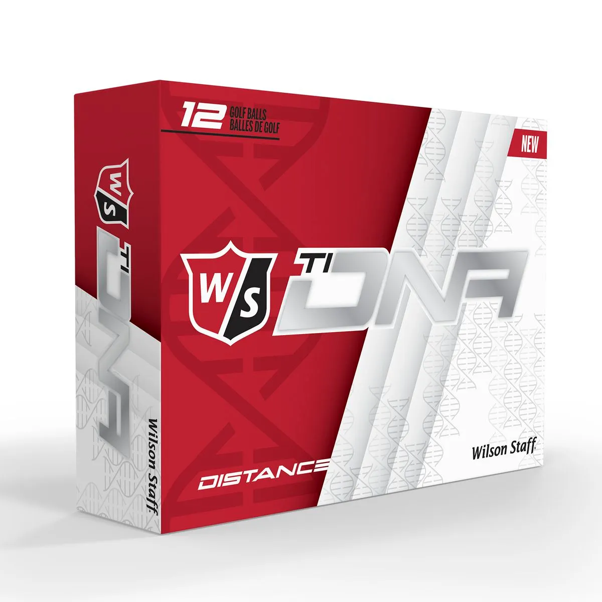 Wilson Staff Ti DNA Golf Ball Dozen - White