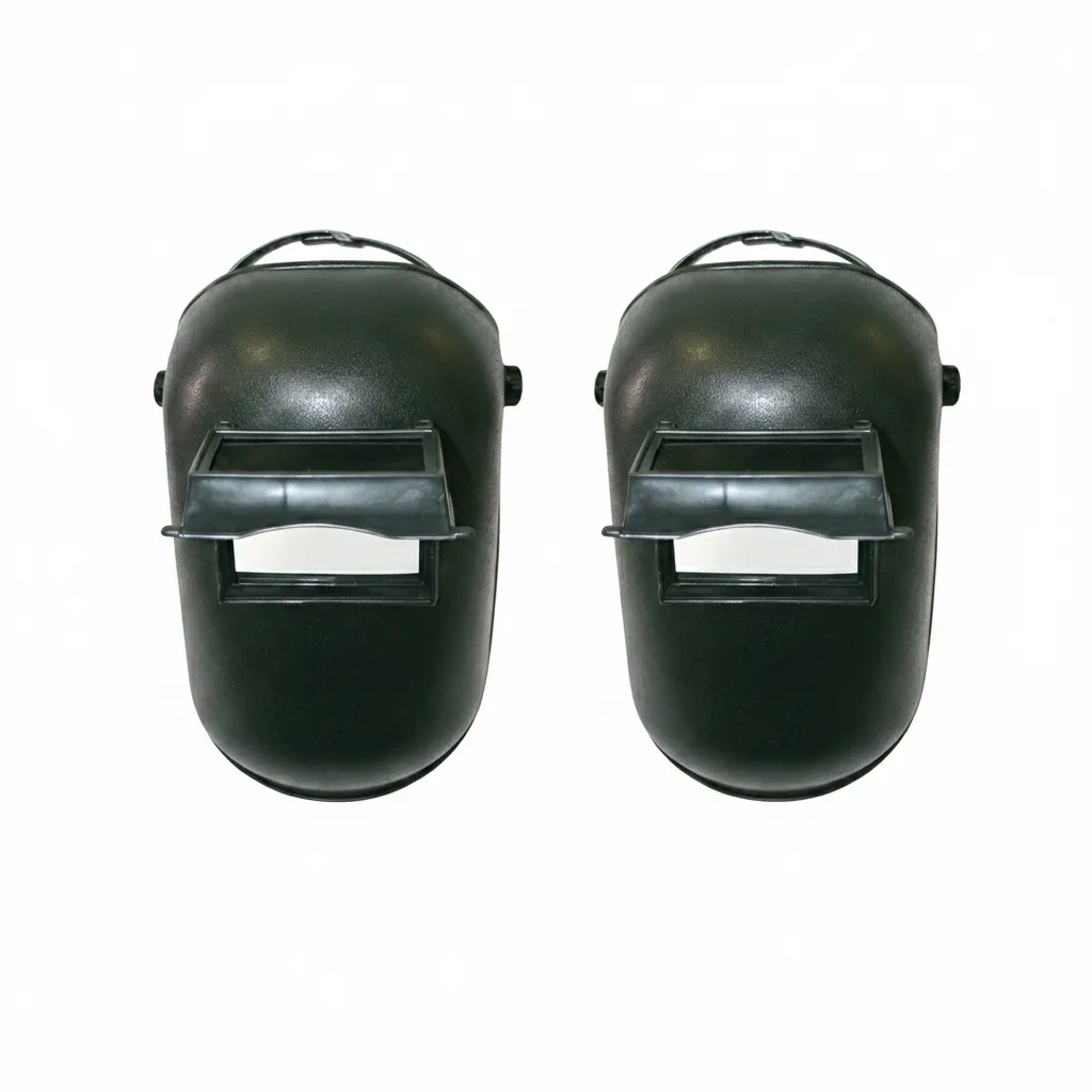 Krafft Flip Front Welding Helmet with Adjustable Head Strap - 2 Pack