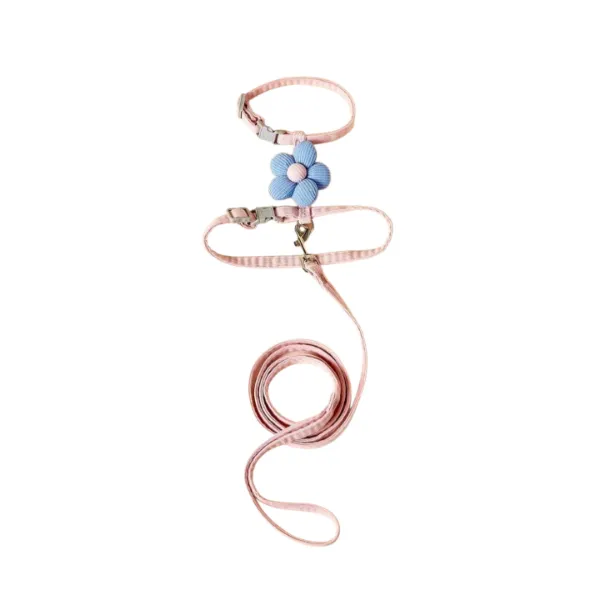 Cute Flower Shaped Cat Harness & Leash Set