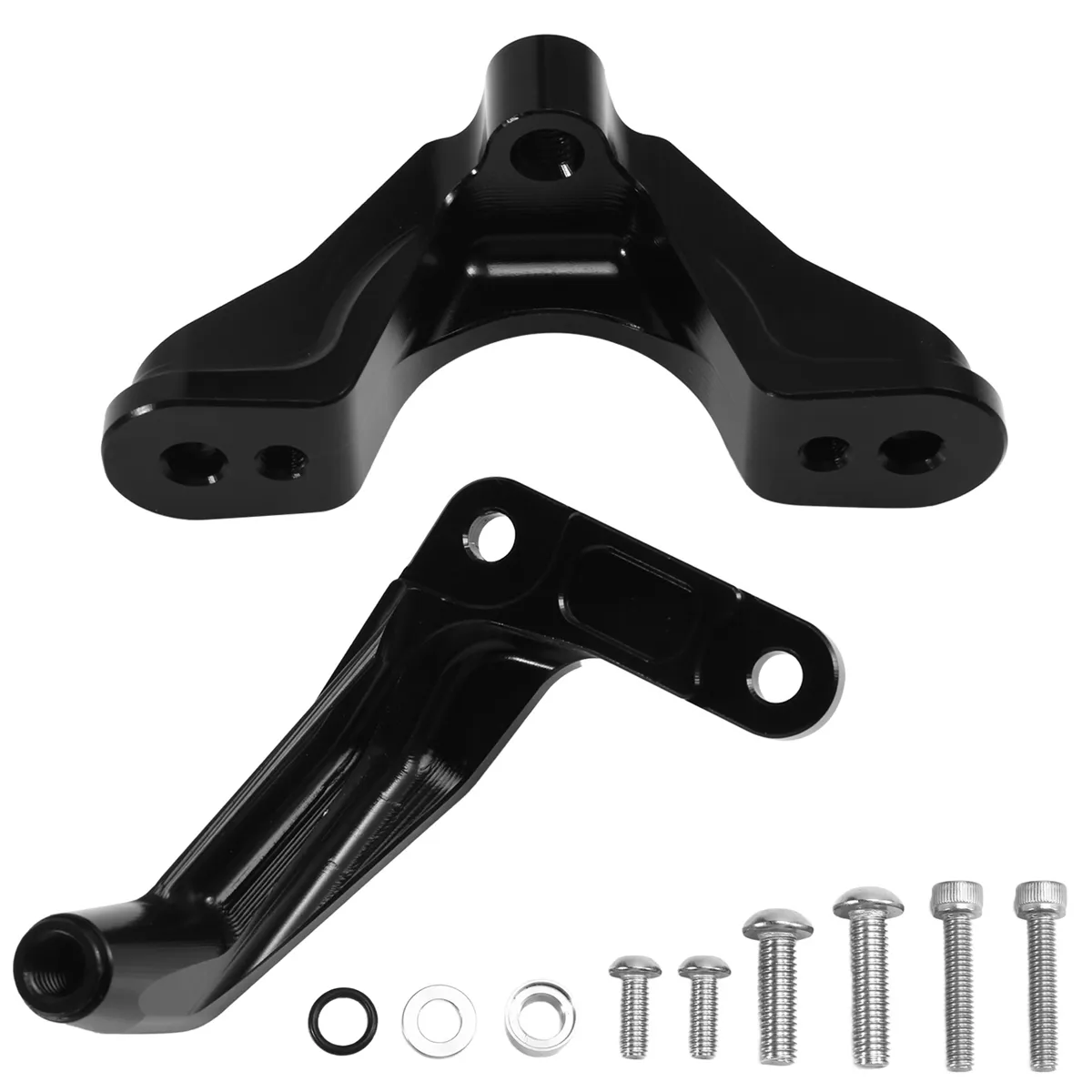 Motorcycle Steering Damper Holder Kit Stabilizer Compatible with Universal