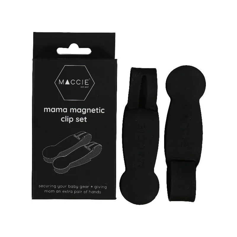 Maccie Mama Magnetic Clip Set - Black