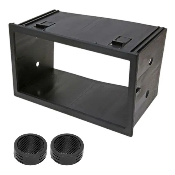 Radio Fascia Trim Plate Compatible with VW Touareg 2006 & Evo Tweeters