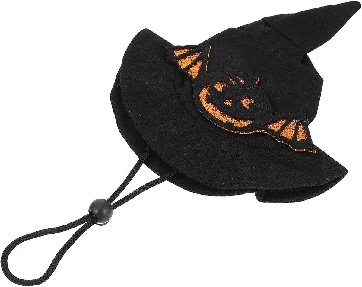 Halloween Ghost Bat Cosplay Headgear for Small Dogs and Cats, Lightweight