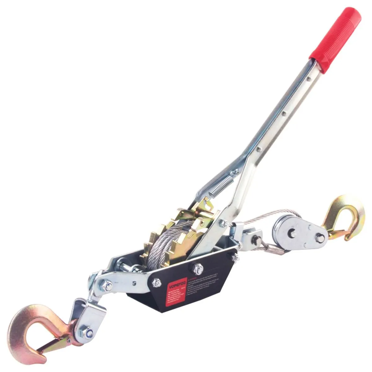Heavy Duty Power Dual Gear Ratchet Puller System 2T Pulling Capacity