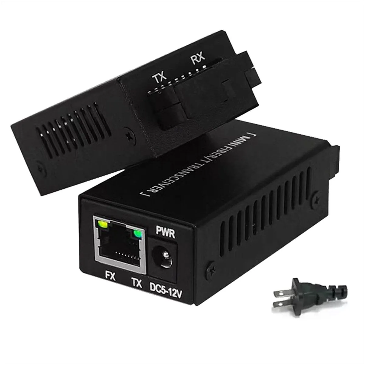 Mini Fiber Media Converter Fibra Optic 20Km Sc Connector Us-Plug