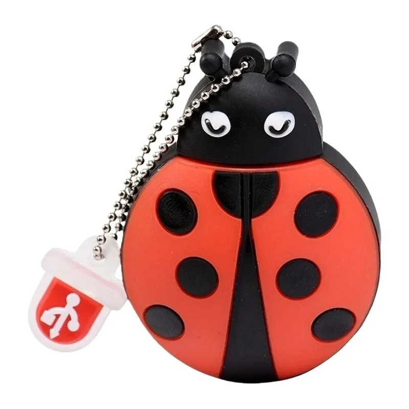 Cute Beetle USB Flash Drive 32GB - RED