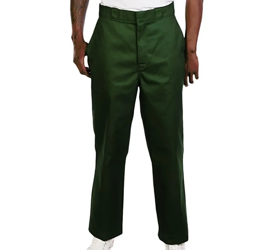 Dickies - 847 Twill Work Pant Mens Straight Leg Pants - Pine Green