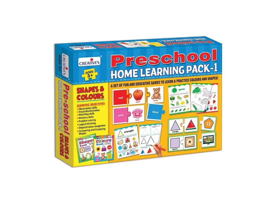 Preschool Home Learning Pack â " 1 Shapes & Colours