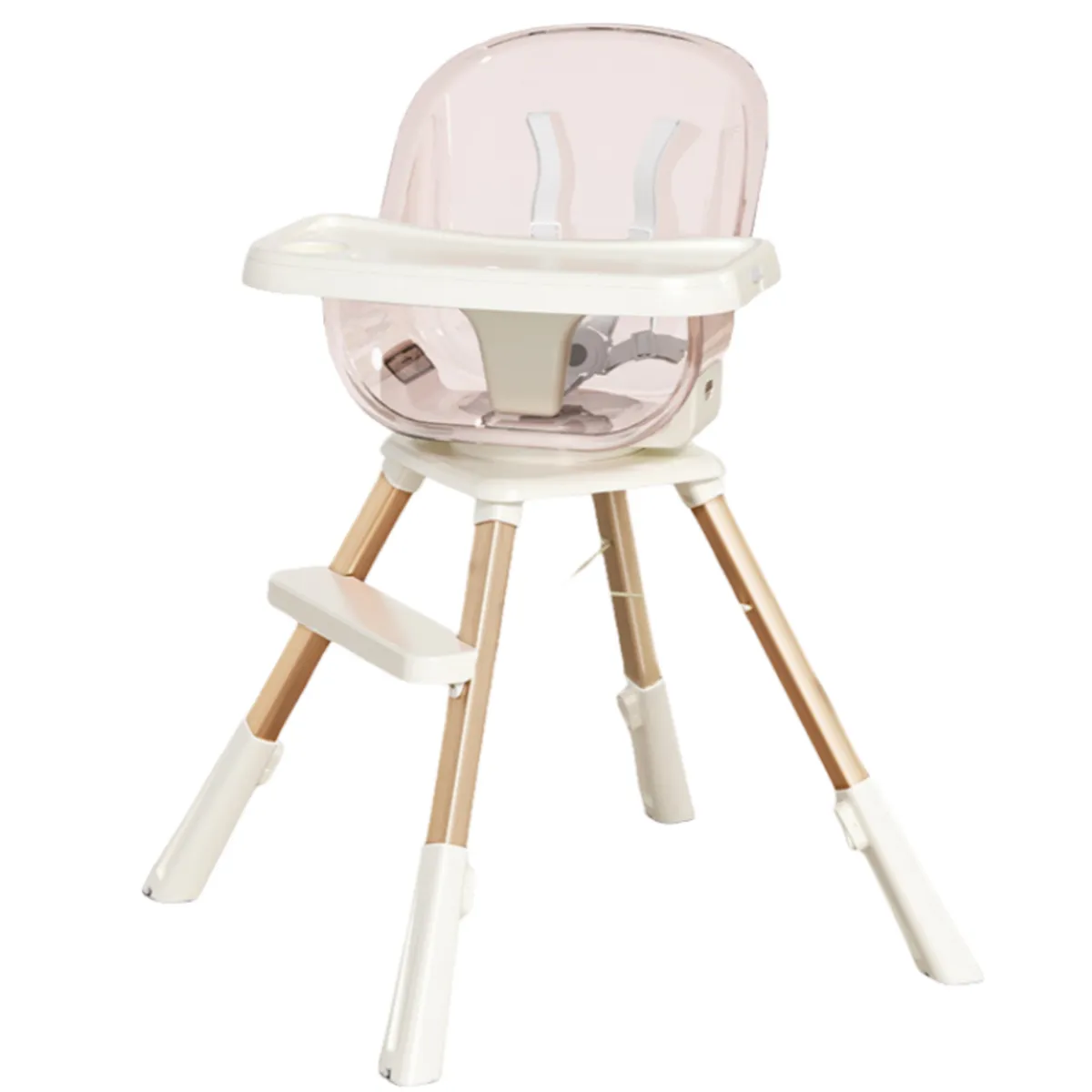 Baby High Chair - Baby Feeding Chair - Baby Booster Chair - Dining Chair - Pink