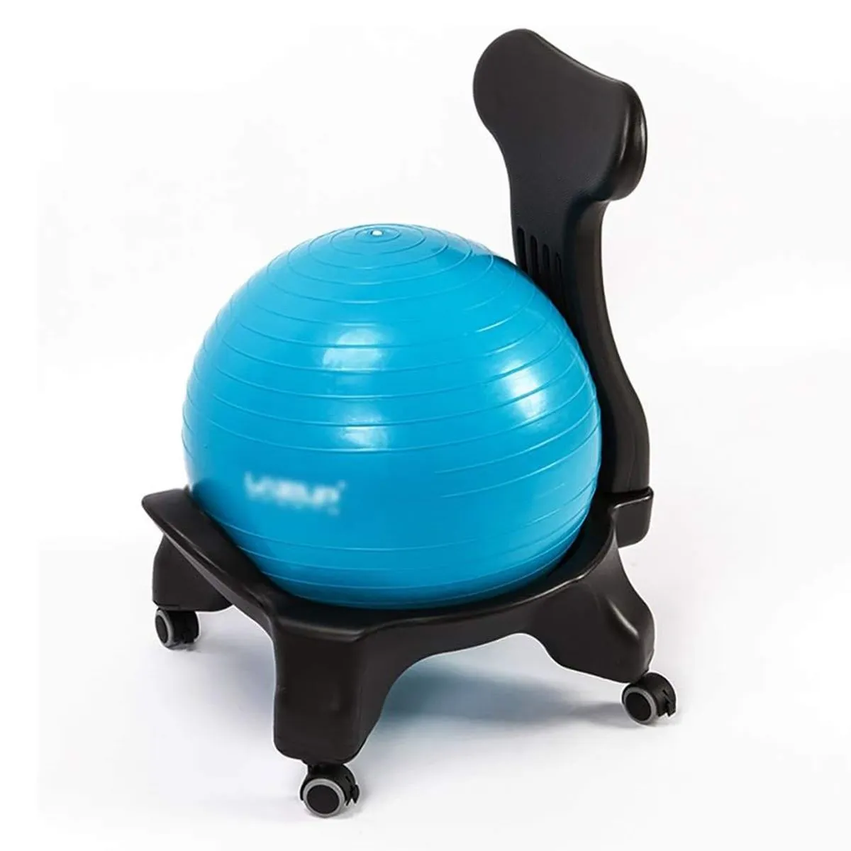 Yoga Ball Chair Exercise Stability Premium Ergonomic Chairs Classic Balance - Blue