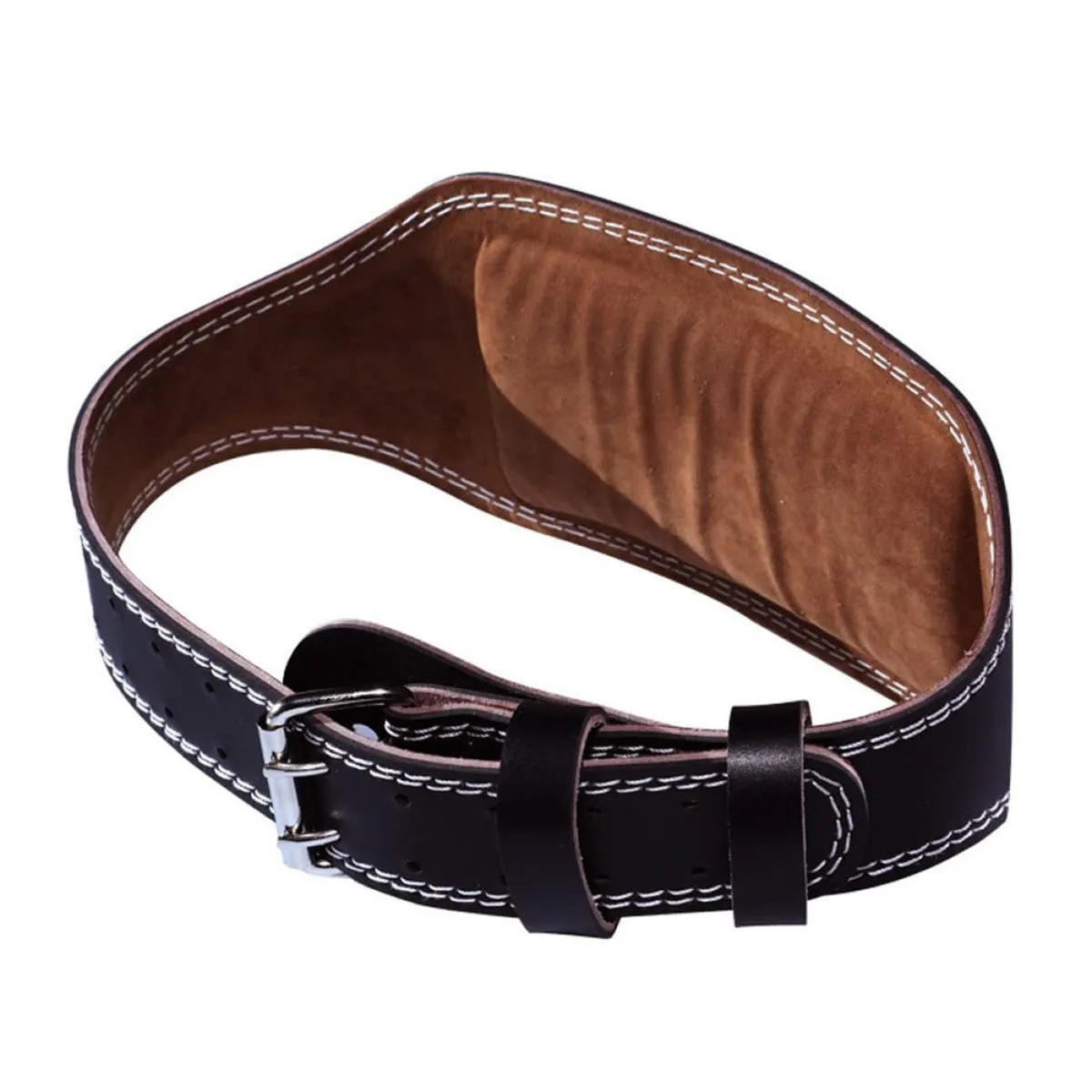 Wide Black Weight Lifting Belt for Strength Training - M