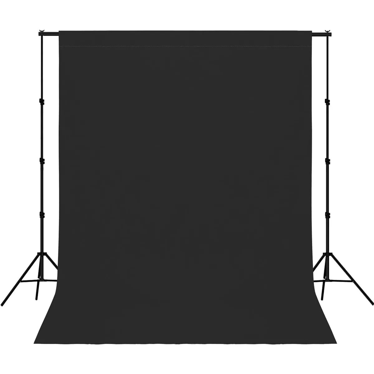 Mix Box 1.5m x 3m Photo Backdrop Screen Cloth Foldable For Studio Shooting - Black