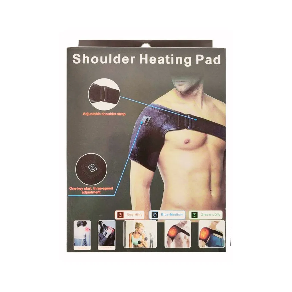 Shoulder Pain Relief Adjustable Heating Pad & Brace Wrap (Men & Women)