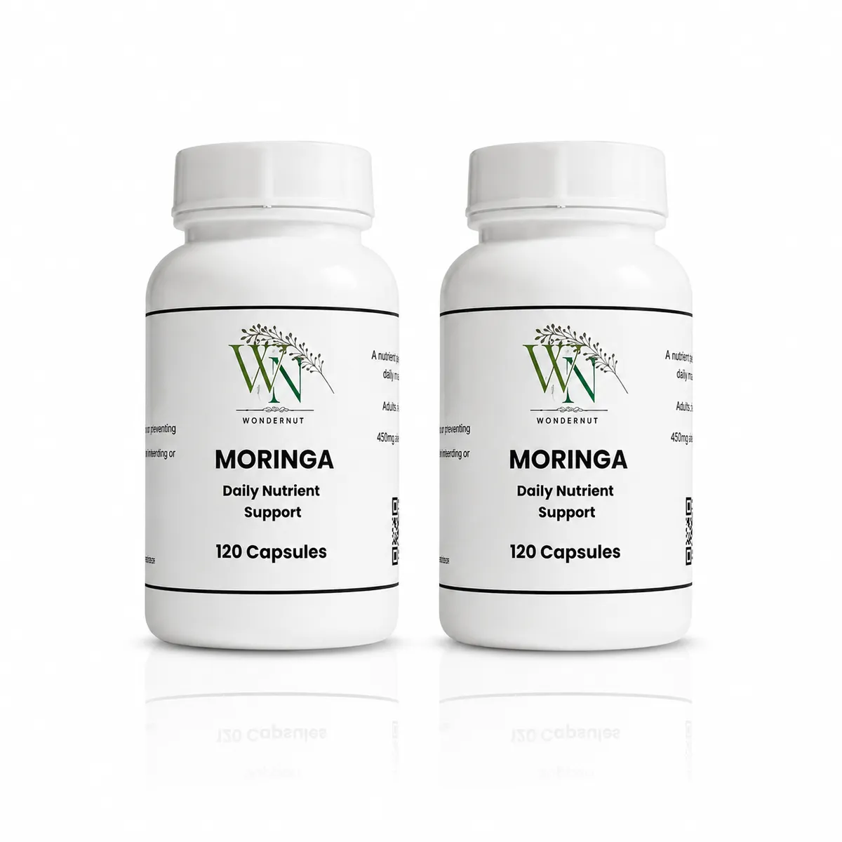 Immunity Plant-Based Multivitamin | Wondernut Moringa | Set of 2 | 240 Caps