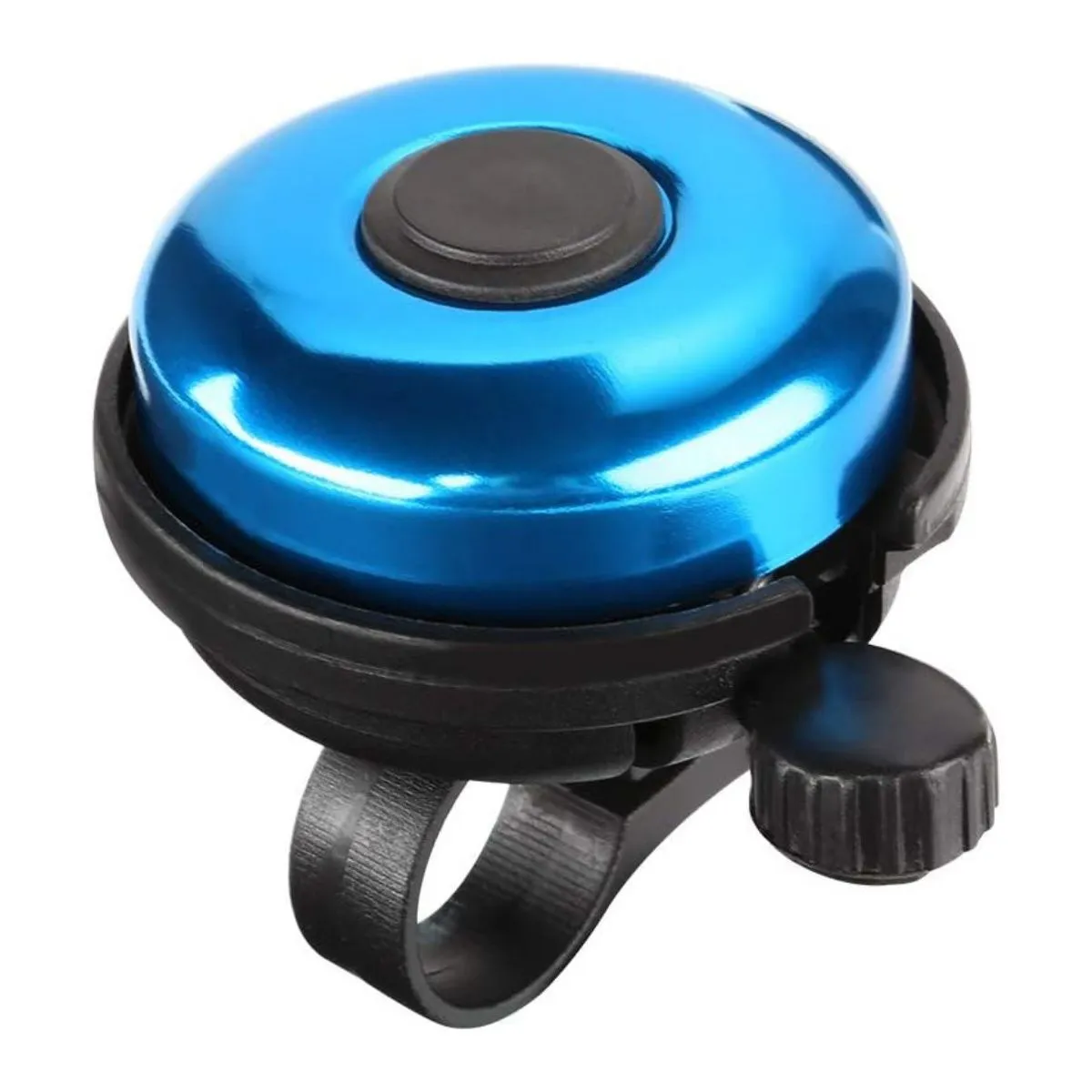 QYNIAL Aluminium Bicycle Bell With Crisp, Loud Ringtone - Blue