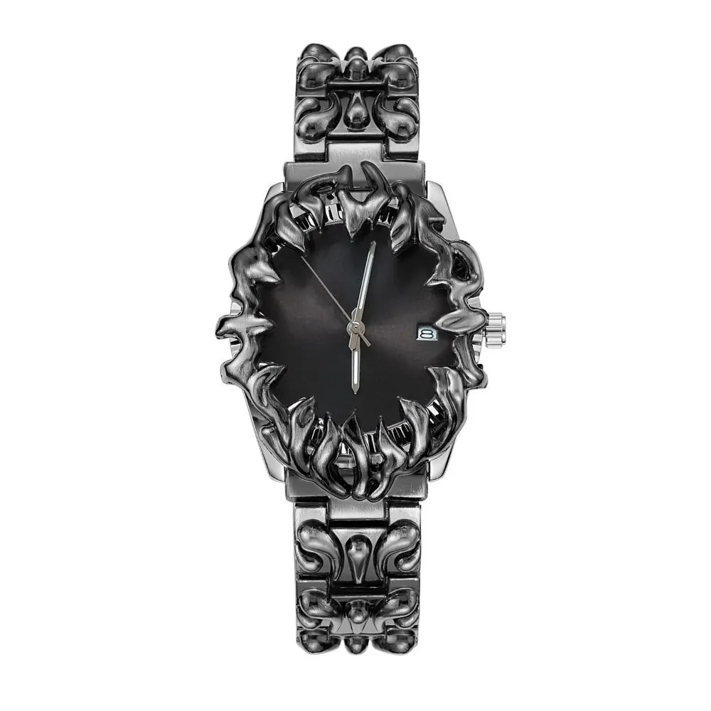 NEW Devil Punk Demon Claw Quartz Watch Men's Unique Creative Watch - Black