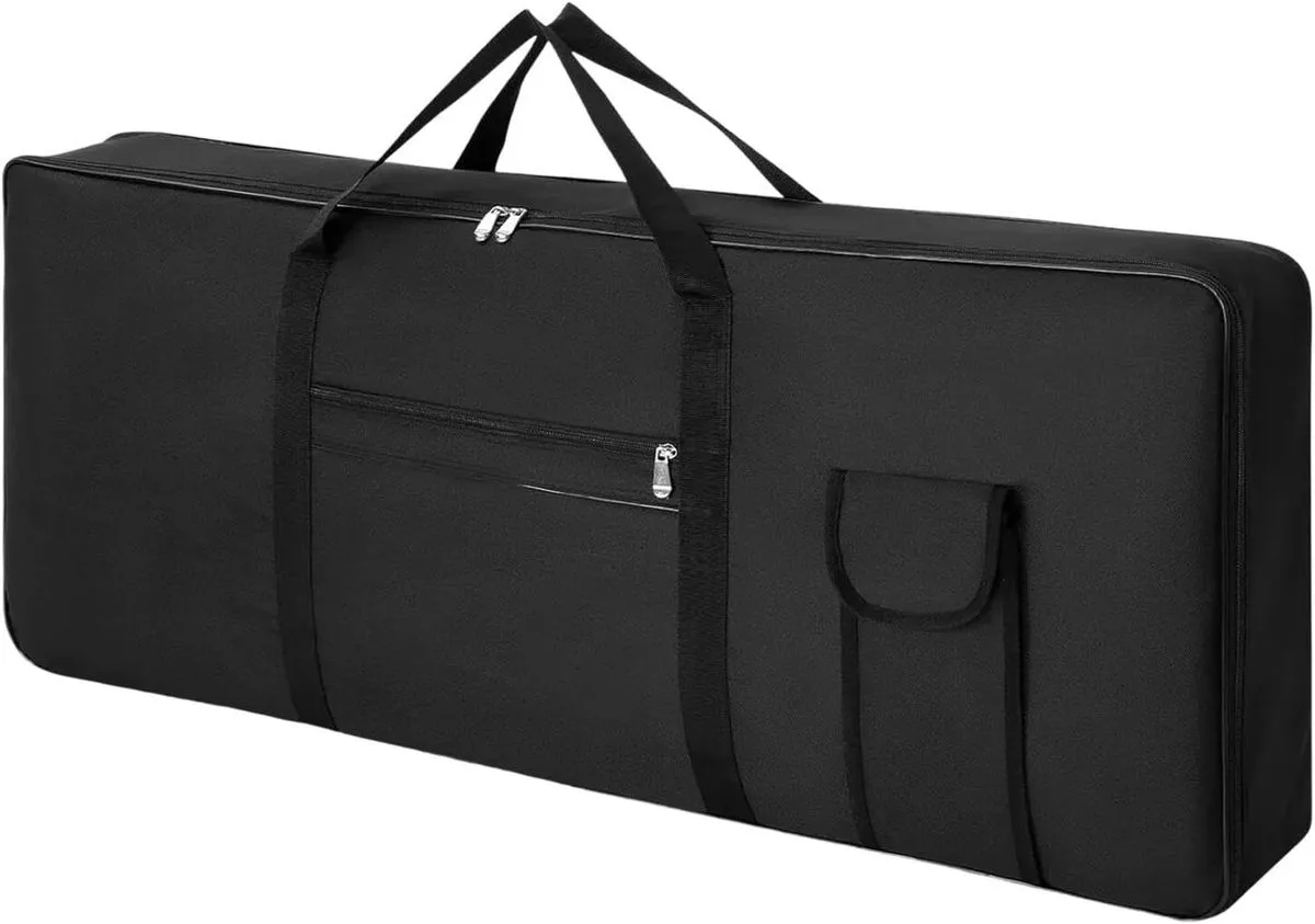 FytStycale 61 Keys Keyboard Case Waterproof with Handles Electric Gig Bag