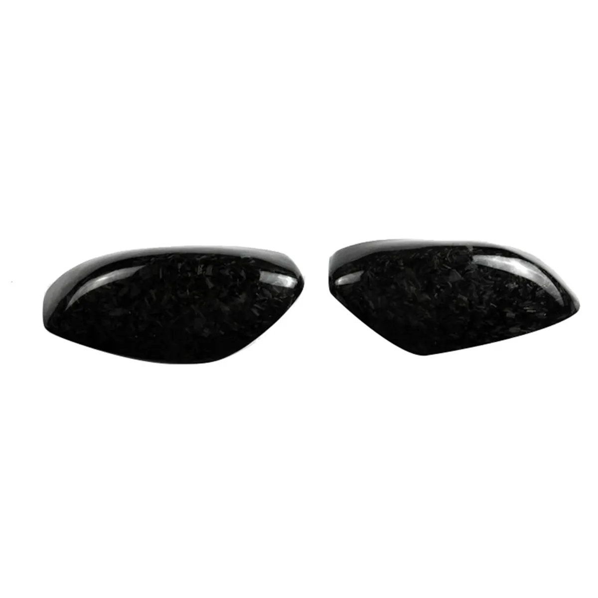 Car Side Rear View Mirror Cover Carbon Fiber Compatible with Universal