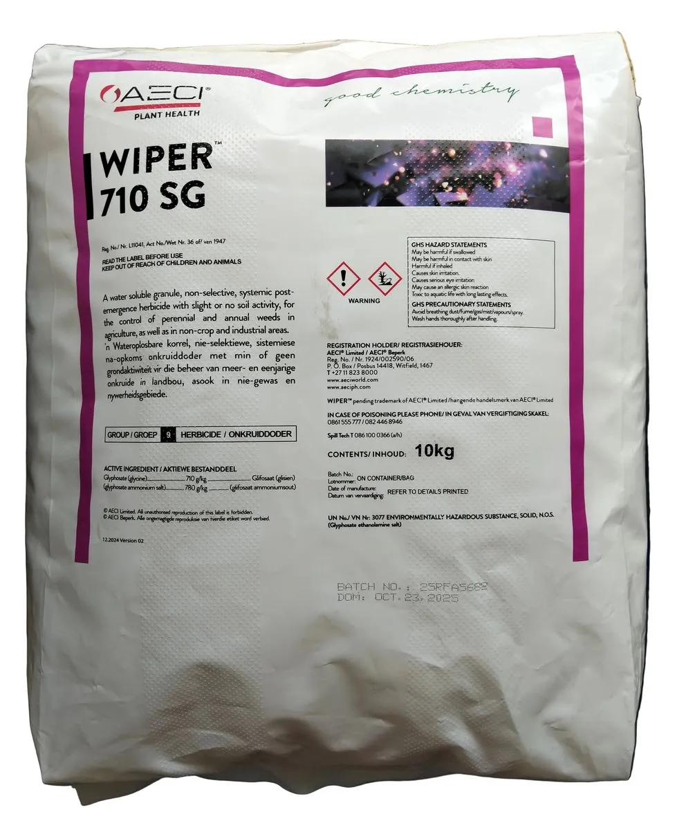 Wiper 710 SG 10Kg Herbicide Non-Selective