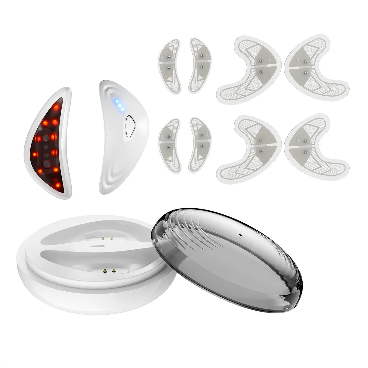 EMS Red Light Eye Massager Eye Skin Relax Device with Charging Case