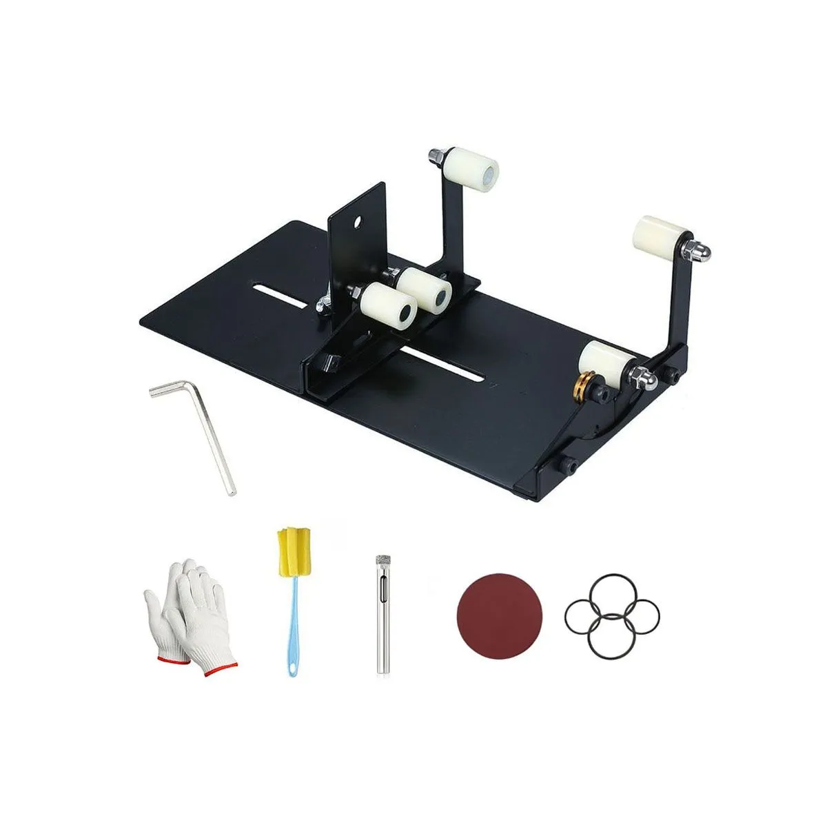 QKTNIUBI 11-Piece Square Bottle And Round Bottle Glass Cutter Set