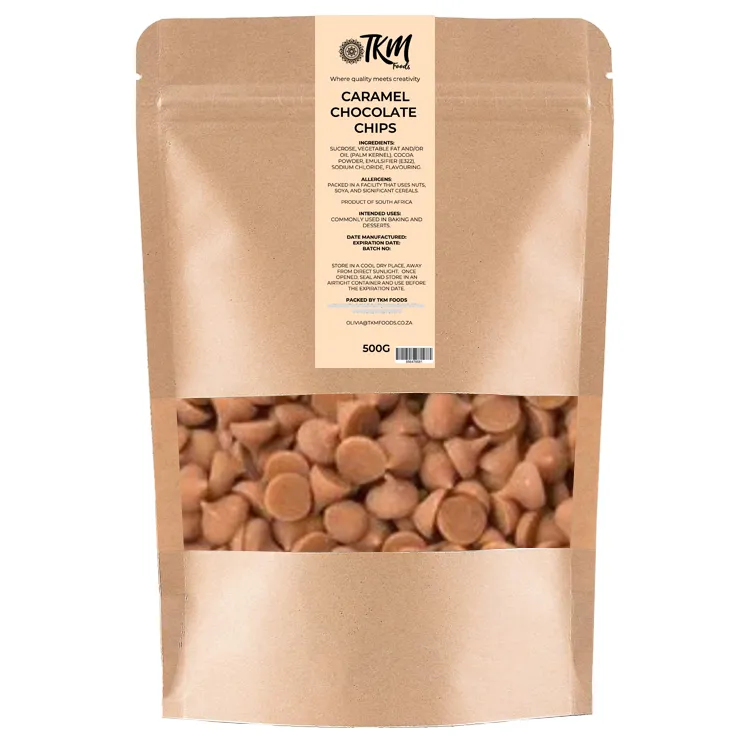 TKM Foods - Caramel Chocolate Chips - Versalite, Delicious