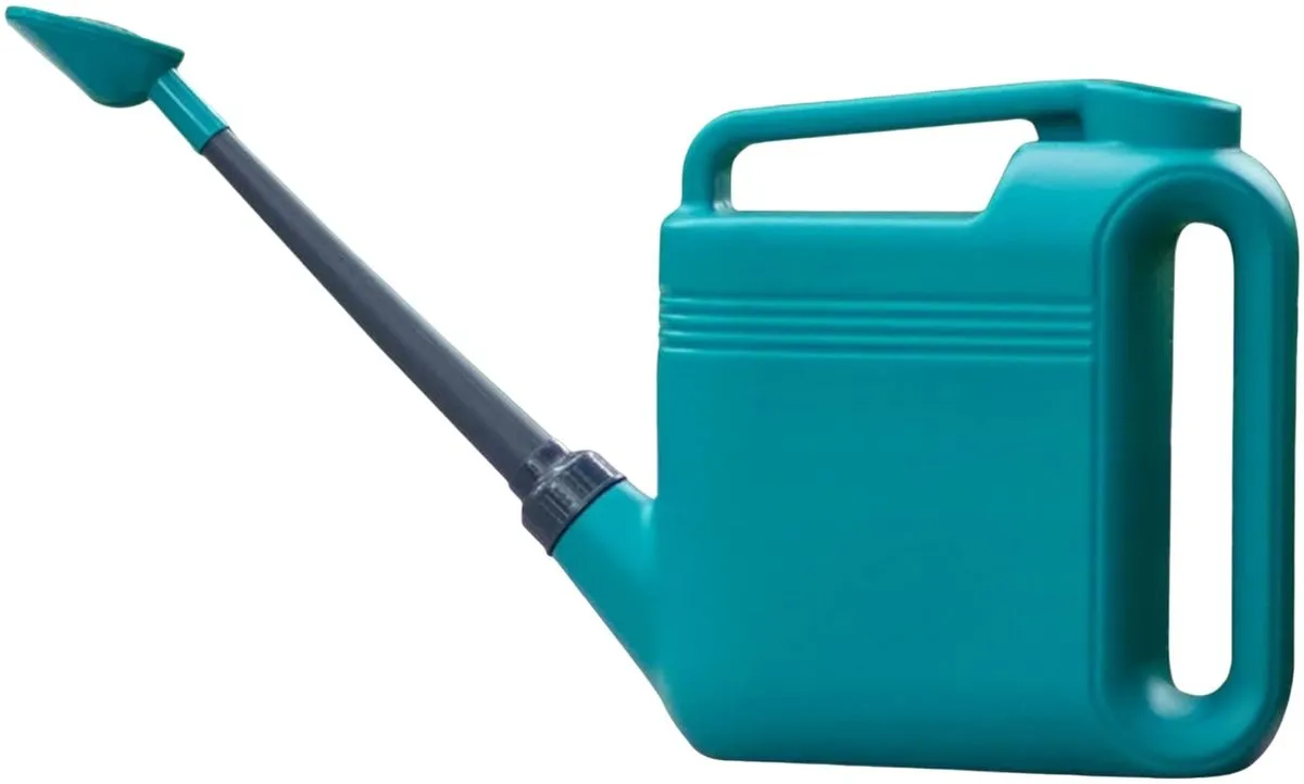 5L Large Plastic Watering Can - Long Reach Spout for Indoor Outdoor Plants
