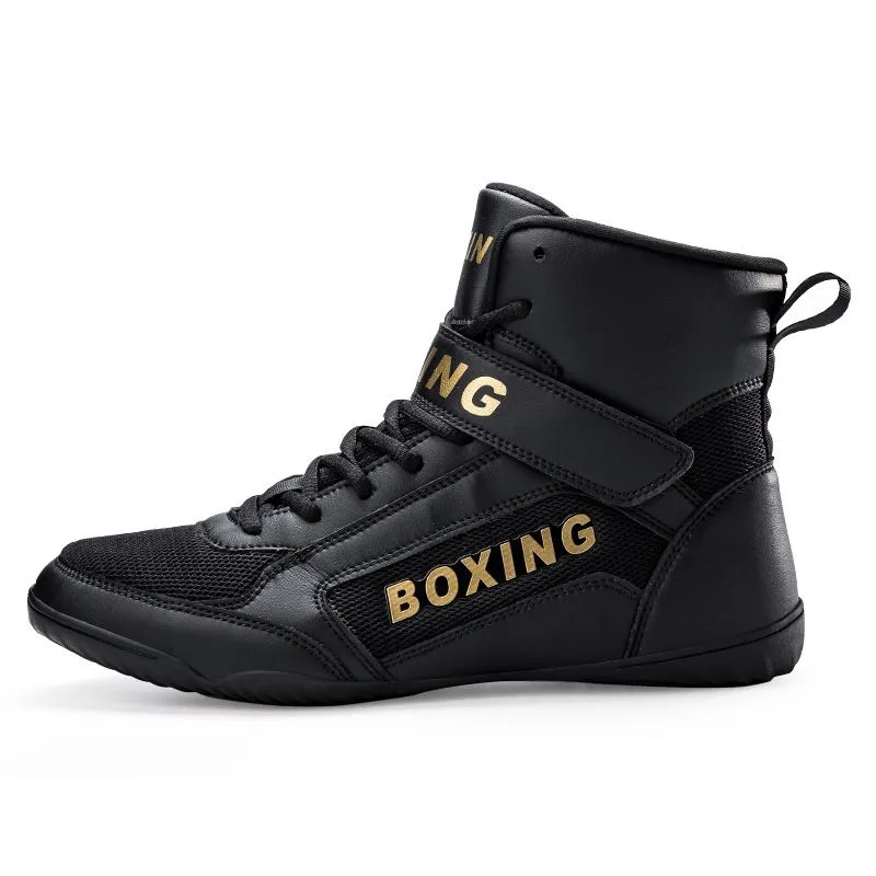 Boxing Boots Lace Up Sport Shoes Boxing Shoes Sparring Trainers Footwear