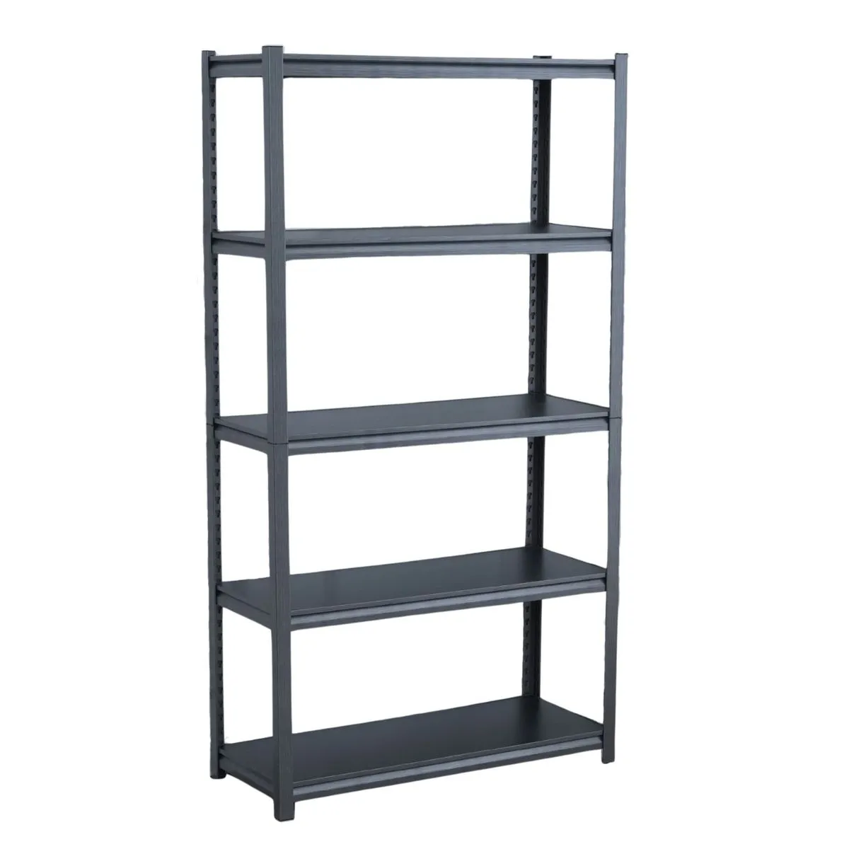 Gorilla Shelving - 100 x 30 x 180cm - 5 Tier Shelf Rack for Storage - Charcoal