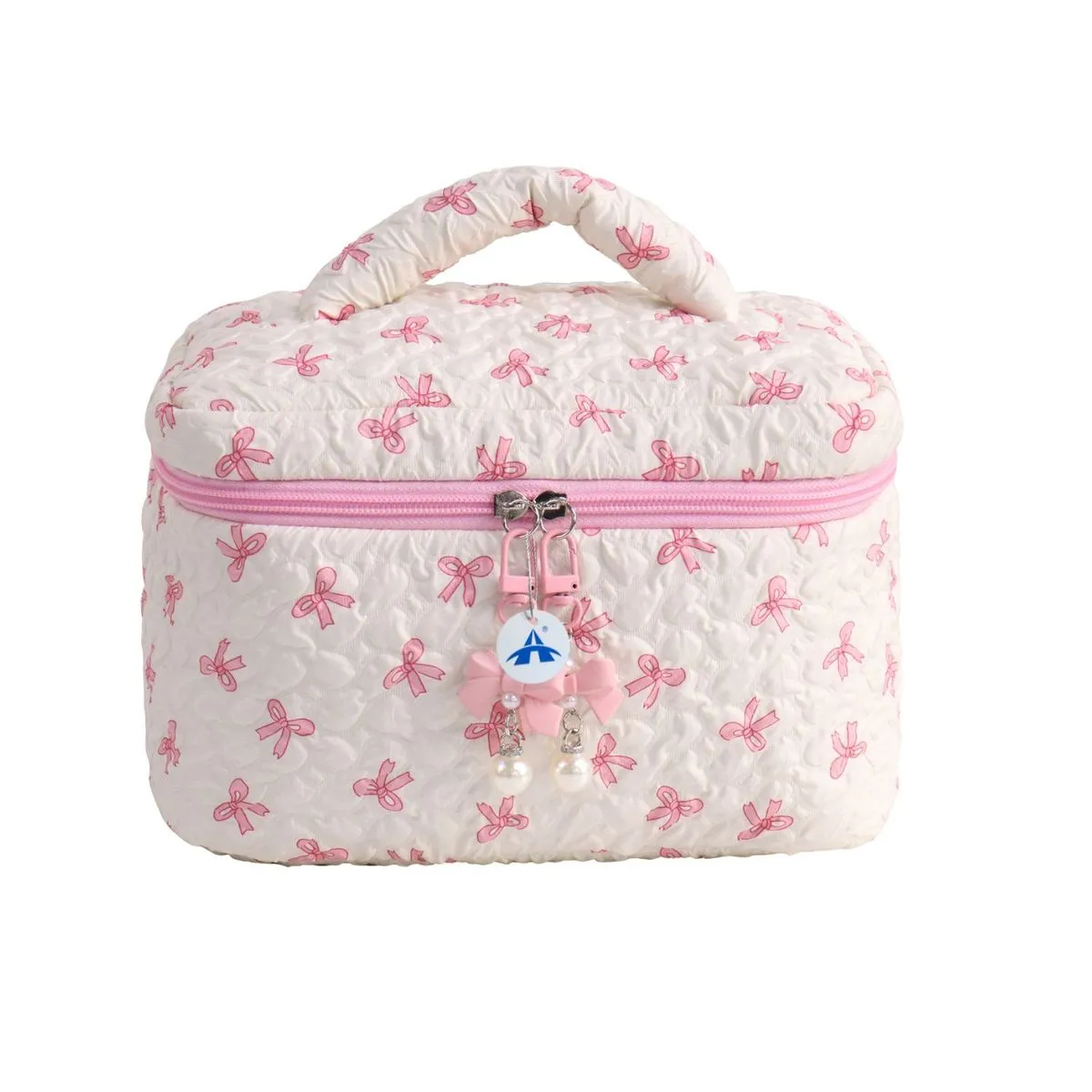 ALANES Large Capacity Cosmetic Bag for Makeup and Toiletries Travel-Pink