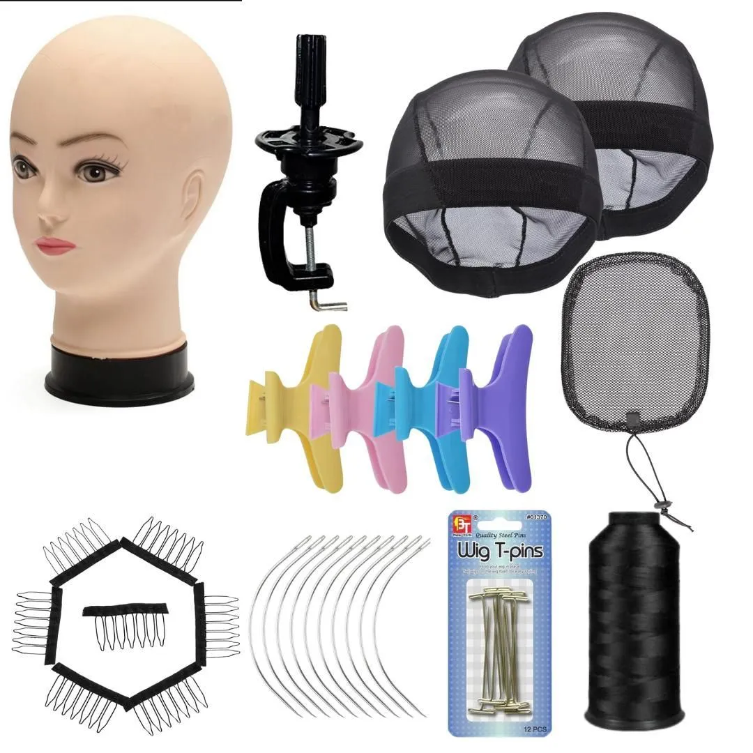Mannequin Head for Wig Making Kit