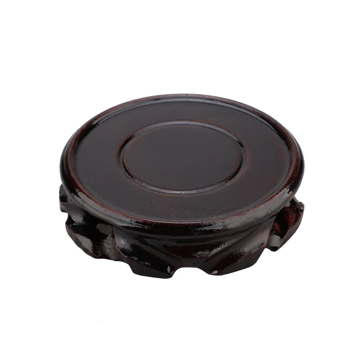 15cm Rosewood Plant Stand Base
