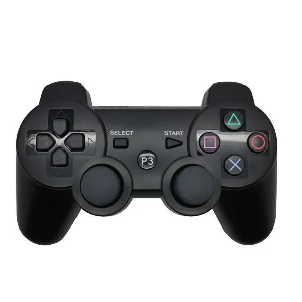 Wireless Bluetooth Game Controller Joystick Game Pad for PS3 - Black